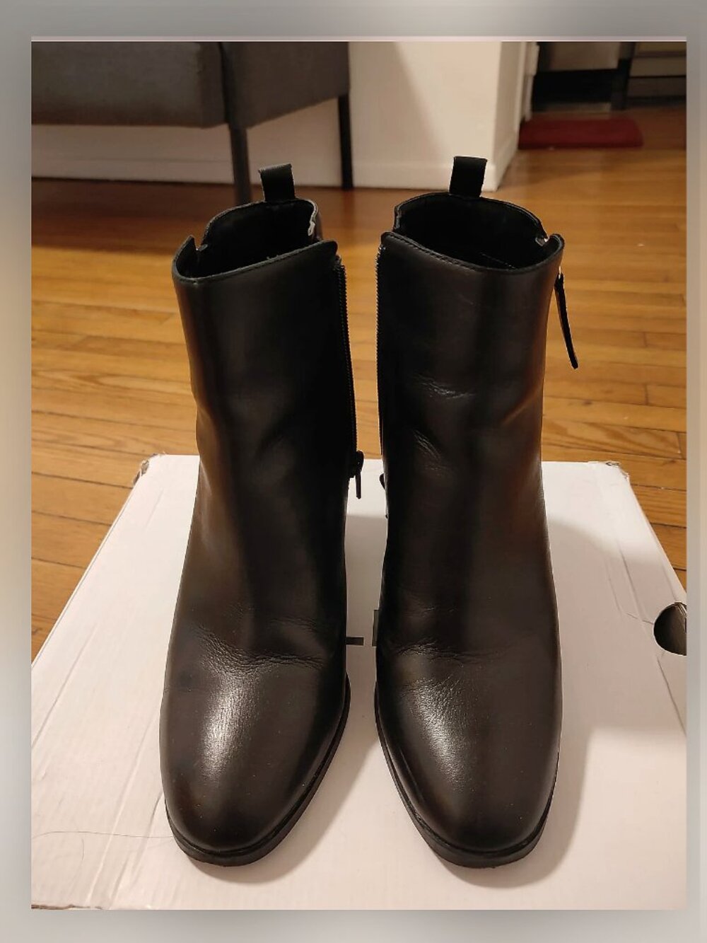 Black ALDO Ankle Boots – Size 9 – Worn Only Twice - Picture 3 of 4